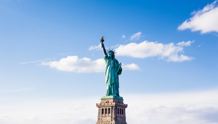 Estatua de la libertad en Estados Unidos