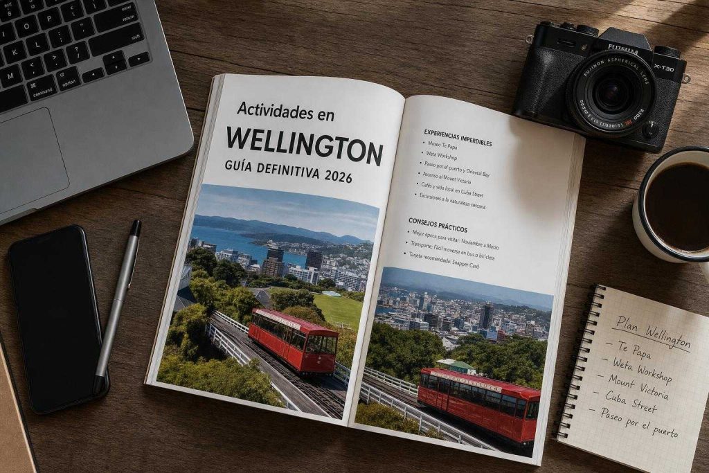 actividades en Wellington illustration