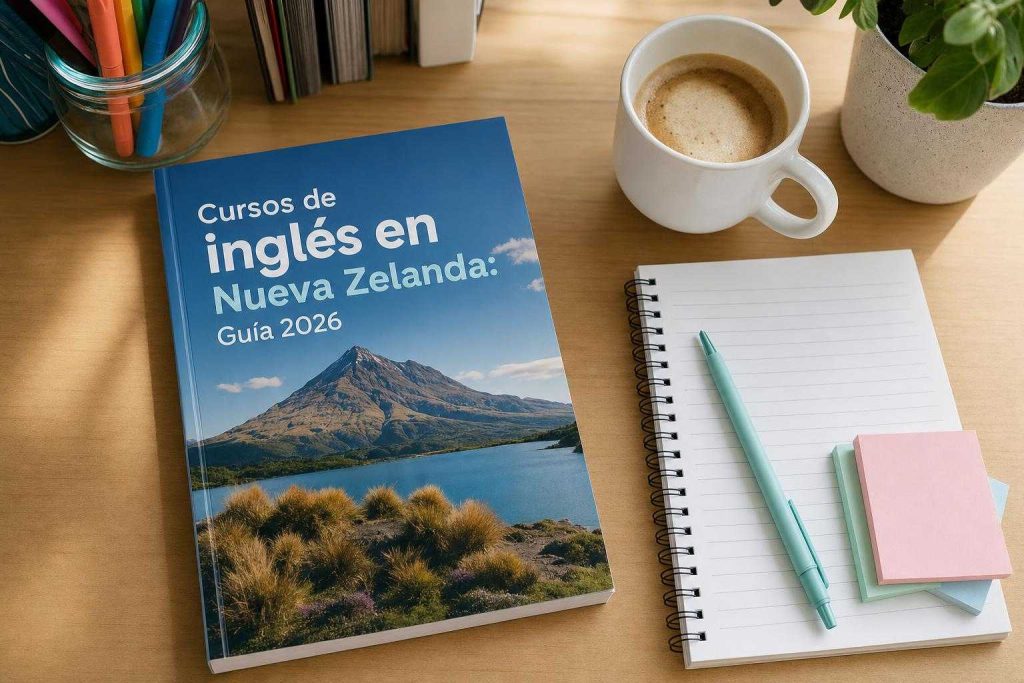curso inglés Nueva Zelanda illustration