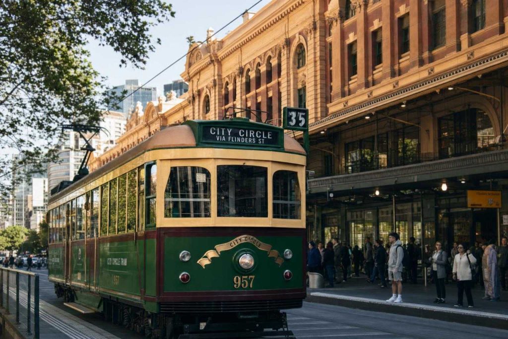 donde vivir en Melbourne illustration
