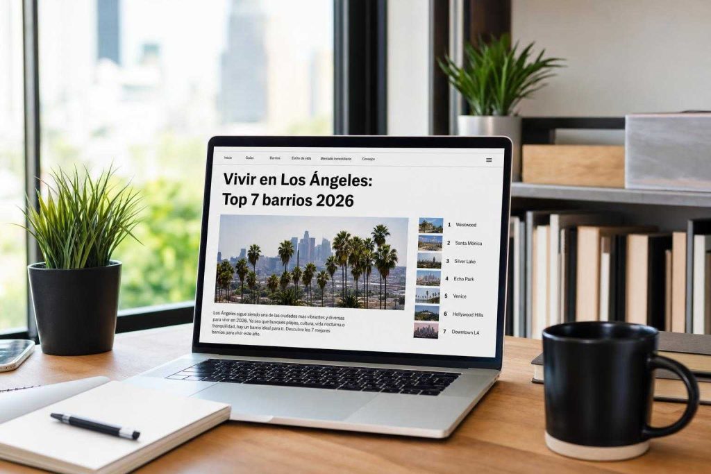 vivir en Los Ángeles illustration