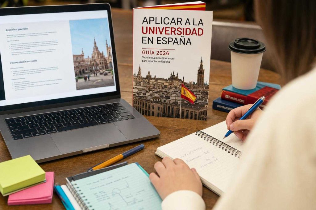 aplicar universidad España illustration