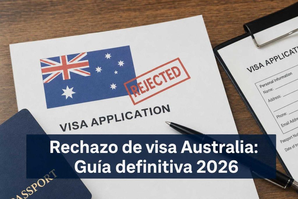 Additional rechazo visa Australia illustration for Rechazo de visa Australia: Guía definitiva 2026