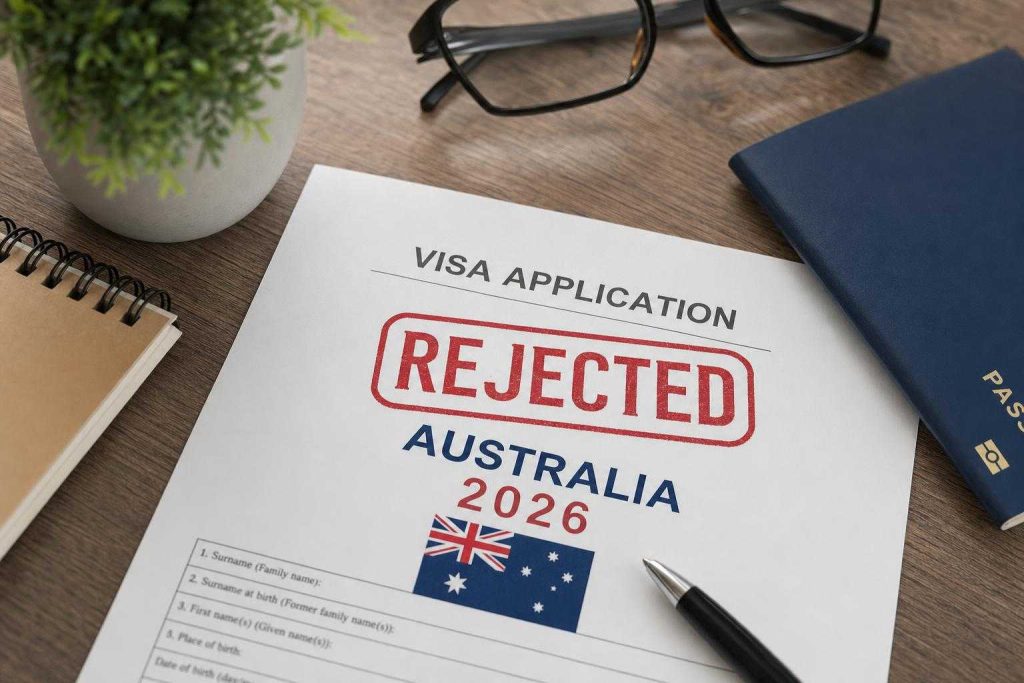 Additional rechazo visa Australia illustration for Rechazo de visa Australia: Guía definitiva 2026