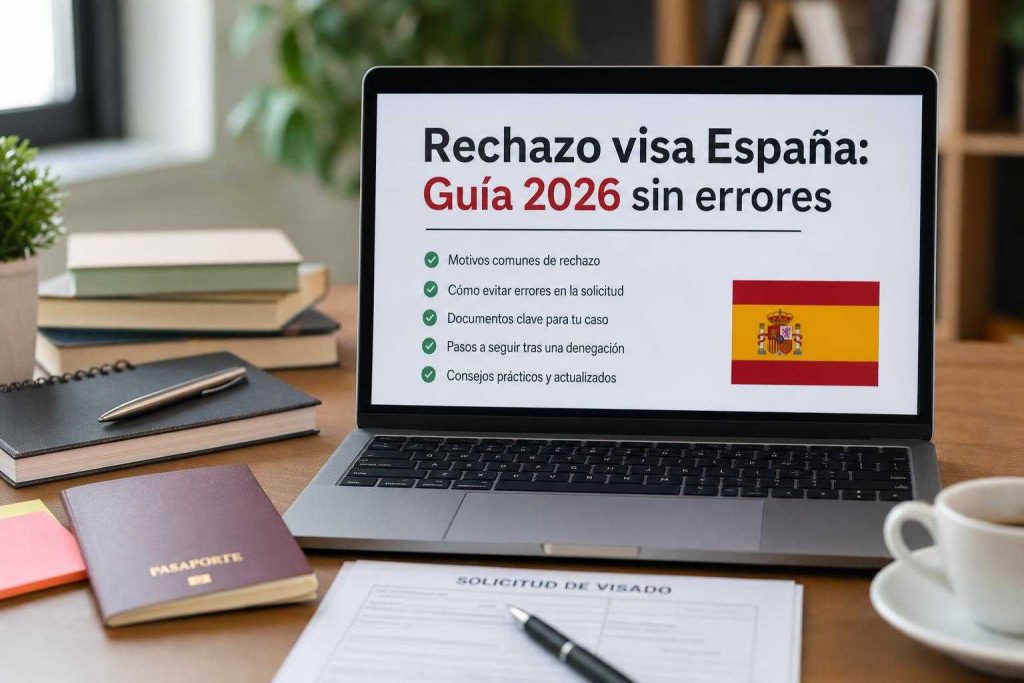 rechazo visa España illustration