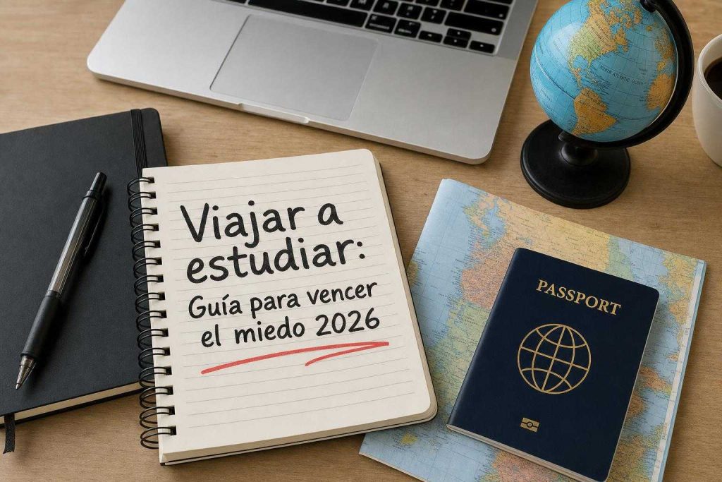 viajar a estudiar illustration