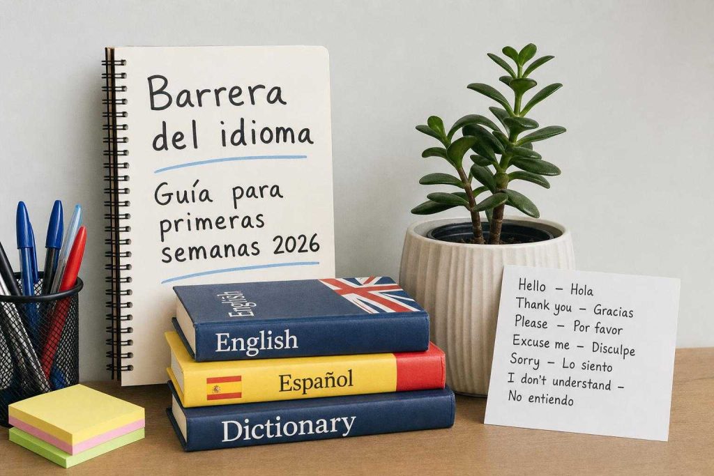 barrera del idioma illustration