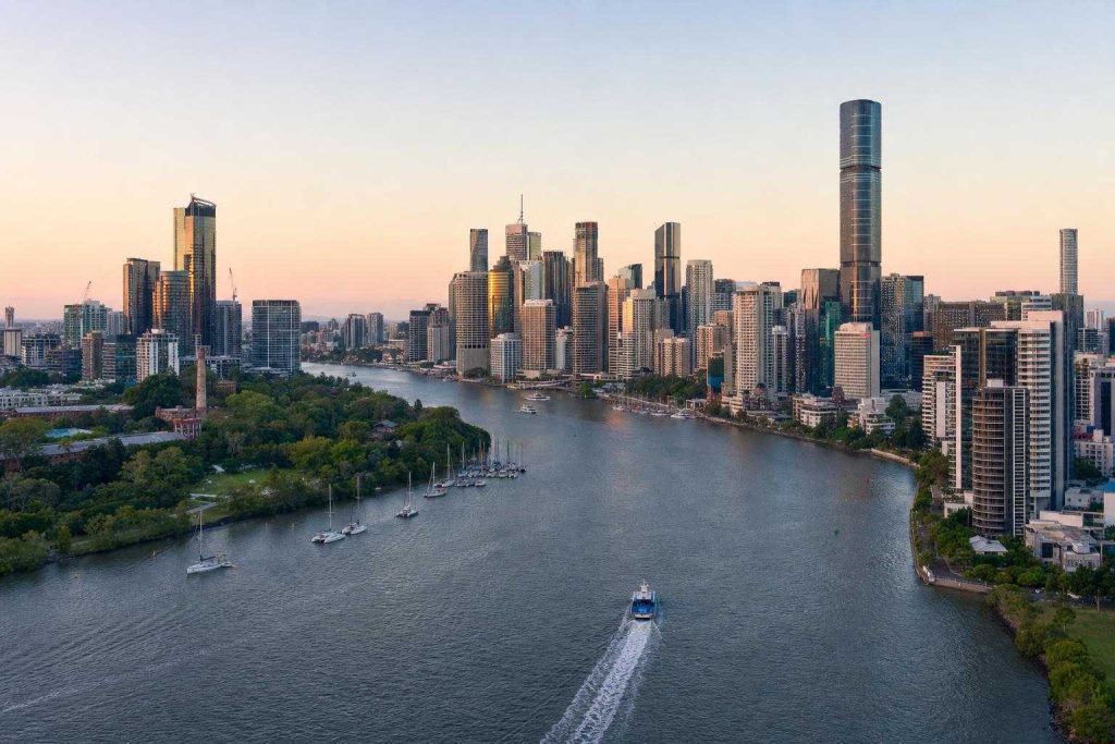 donde vivir en Brisbane illustration