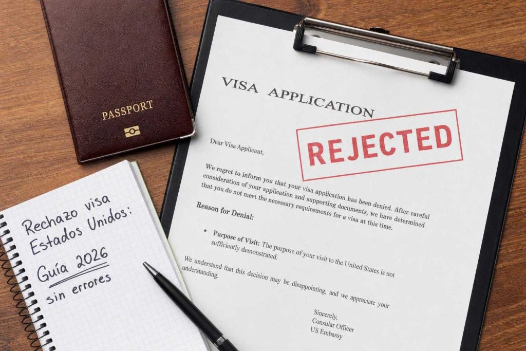 Additional Illustration of Rechazo visa Estados Unidos: Guía 2026 sin errores